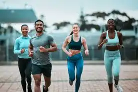 Achieving the Perfect Tone: How Often Should You Exercise for Results? 3 image of man and 3 women doing cardio exercise Solihull to help tone and remove fat from the body.